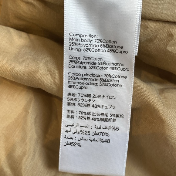 Phillip Lim 3.1 Trench Bomber marigold yellow jacket 8 NWT - Picture 7 of 8